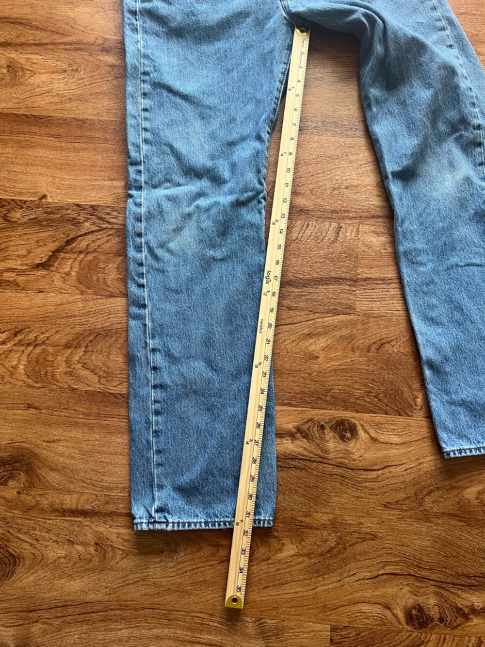 Levi’s 501 Original Fit Jeans Men’s 34x34 ButtonFly LightWashStraightLegClassic - Picture 9 of 12